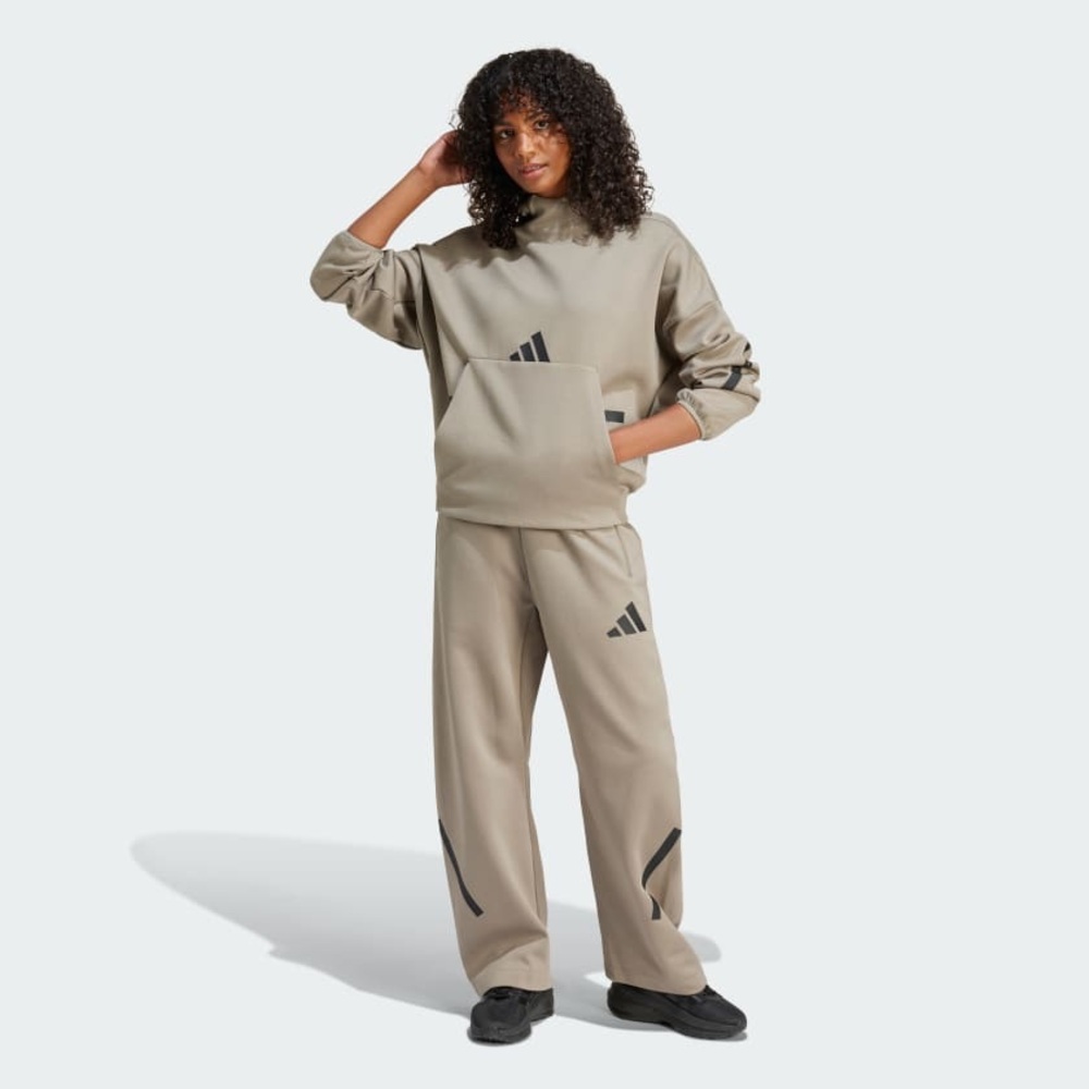 WOMEN’S ADIDAS Z.N.E. HOODED SWEATSHIRT SIZE LARGE *NWT* retail $100 - Picture 4 of 13